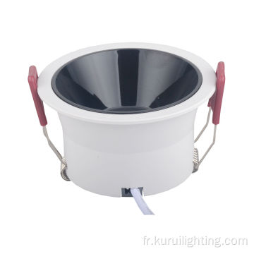 Mince 9W Cob Hotel Commercial Downlight en retrait